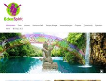 Tablet Screenshot of eden-spirit.com